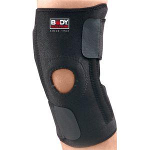 Dames Kniebandage - Zwart - Ademend - Verstelbare Klittenbandsluiting