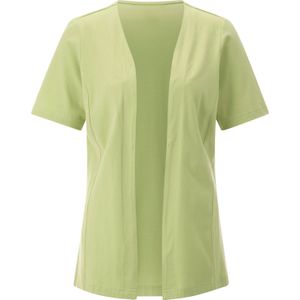 Sweatvest - Lindegroen - 100% Katoen - Gebloemd