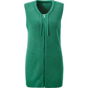 Model - Vest - Zwart - Katoen - Mouwloos met Ronde Hals