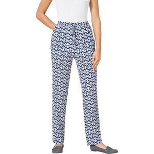 Stretchbroeken - Licht - Zacht - Comfortband - 2 Zakken - Pijpen Met Splitje