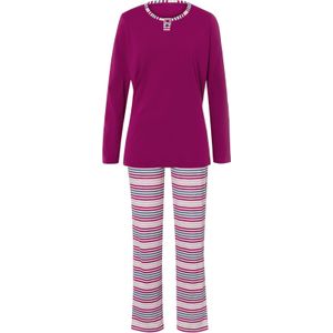 Dames Pyjama in malve/ecru