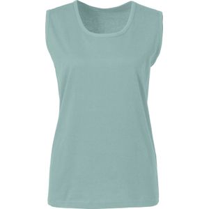 Classic Basics - Shirttop - Blauw - Mouwloos - 100% Katoen