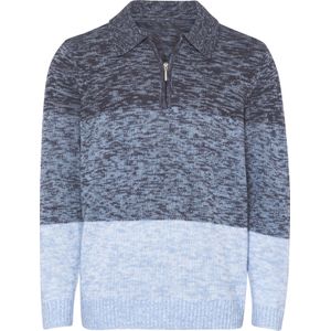 Gebreide Trui - Rookblauw/Ijsblauw - 100% Polyacryl