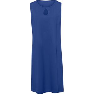 Dames Jersey jurk in koningsblauw