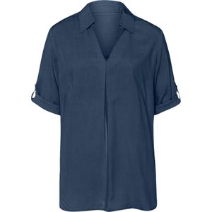 Dames Comfortabele blouse in donkerblauw