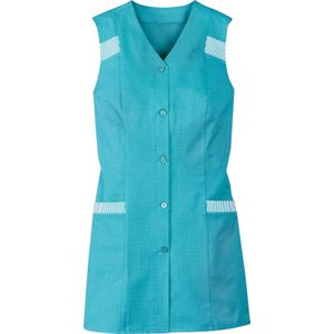 Dames 3/4-damesblouse in turquoise