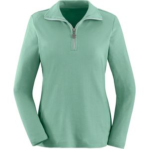 Shirt - Zacht - Licht - Interlock - Platte Kraag - Ritssluiting