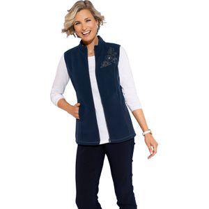 Dames Fleecegilet in donkerblauw