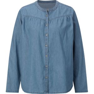 Dames Jeansblouse in blue-bleached