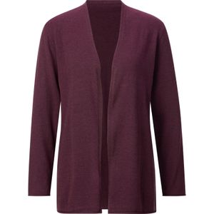 Dames Vest in bordeaux gemêleerd