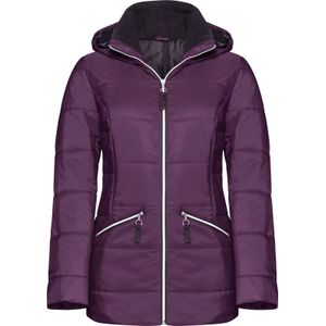 Aubergine - Winterjas - 100% Polyester - Met Capuchon - Lange Mouwen