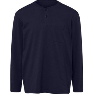 Heren Pyjama-Shirt in marine