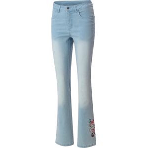 Dames Bootcut jeans in blue-bleached