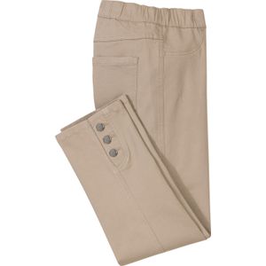 Dames 7/8-jeans in beige