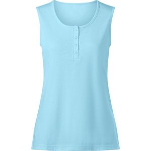 Dames Shirttop in aquamarine