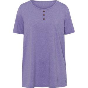 Dames Lang shirt in lavendel gemêleerd