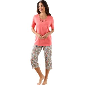 Dames Pyjama-Broek in ecru geprint