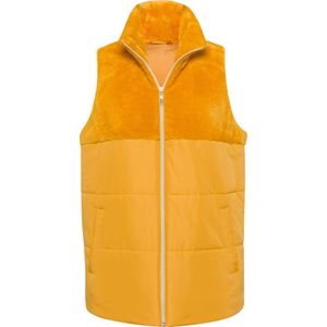 Dames Bodywarmer in oker