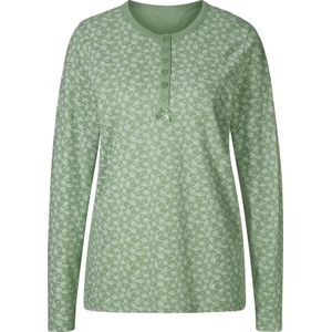 Wäschepur - Pyjama - Effen - Katoen - Contrastkleurige Knoopsluiting