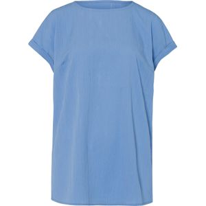 Longshirt - Hemelsblauw - 98% Polyester, 2% Elastaan