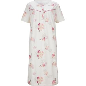 wäschepur - Nachthemd - Champagne - Korte Mouwen - 100% Katoen