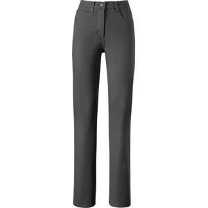 Casual Looks - 5-pocket Jeans - Kaki - Comfortabele Taillehoogte - Lange Maten