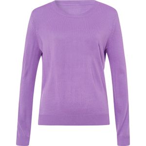 Dames - Pullover - Lila - Ronde Hals