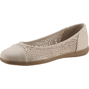 Dames ballerina in beige