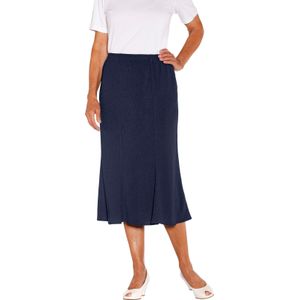 Strokenrok - Marine - 98% Polyester, 2% Elastaan - Kuitlengte
