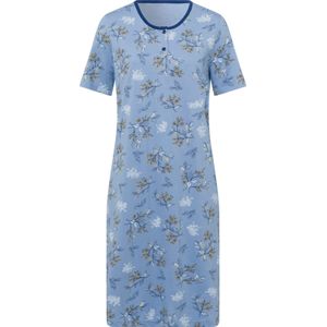 Nachthemd - Bloemmotieven - Huidvriendelijk - Ademend - Ronde Hals