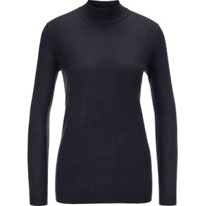 Pulli - Zwart - 100% Polyacryl - Staande Kraag - Lange Mouwen