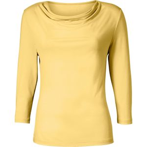 Bikini - Citroengeel - 95% Viscose 5% Elastaan - Cascadehals 3/4-Mouwen