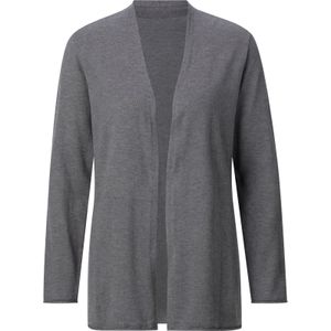 Dames Vest in grijs gemêleerd