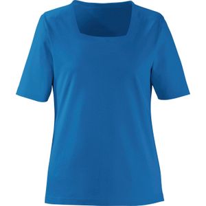 Dames Shirt met korte mouwen in blauw