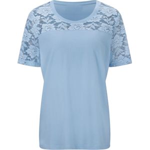 Dames Capri-pyjama in ijsblauw