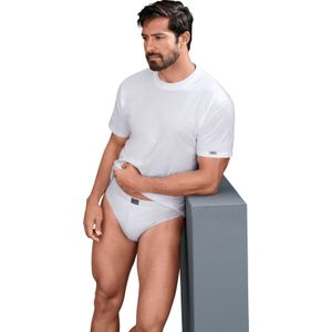 Heren Shirt in 2 stuks wit