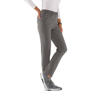 Dames 5-pocketjeans in antraciet