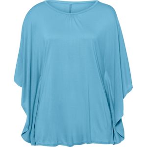 Dames Vleermuisshirt in aqua