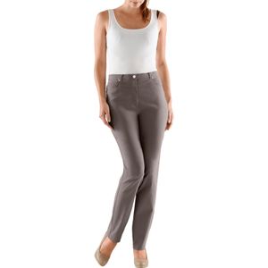 Dames 5-pocketbroek in taupe