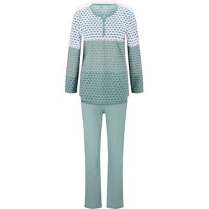 Pyjama - Effen - Single-Jersey - Ronde Hals - Korte Knoopsluiting