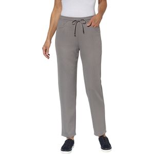 Stretchbroeken - Grijs - 100% Polyester - Steekzakken - Elastische Band