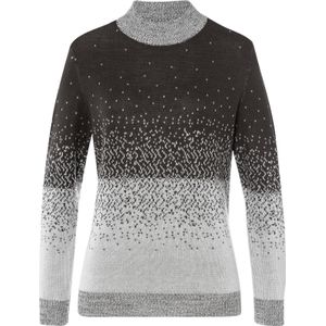 Classic Basics - Jacquardtrui - Ecru/Grafiet - Lange Mouwen