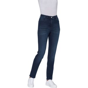 Classic Basics - High-waist Jeans - Donkerblauw - Smalle Maten
