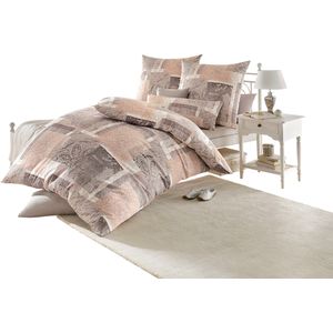 Bedtextiel in taupe