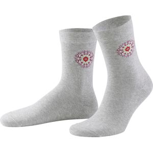 Dames Sokken in grijs gemêleerd