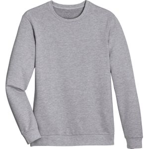 Heren Sweatshirt in lichtgrijs gemêleerd