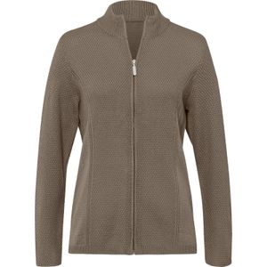 Dames Vest in taupe