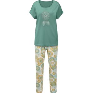 Pyjama - Effen - Zacht - Trendy Print - Comfortband