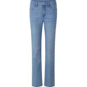 Dames jeans in blue-bleached