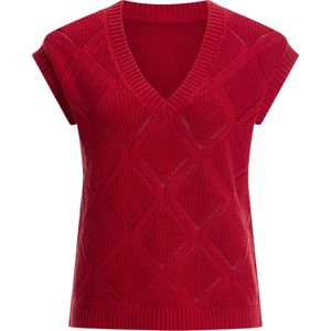 Dames Slip-over in aardbei